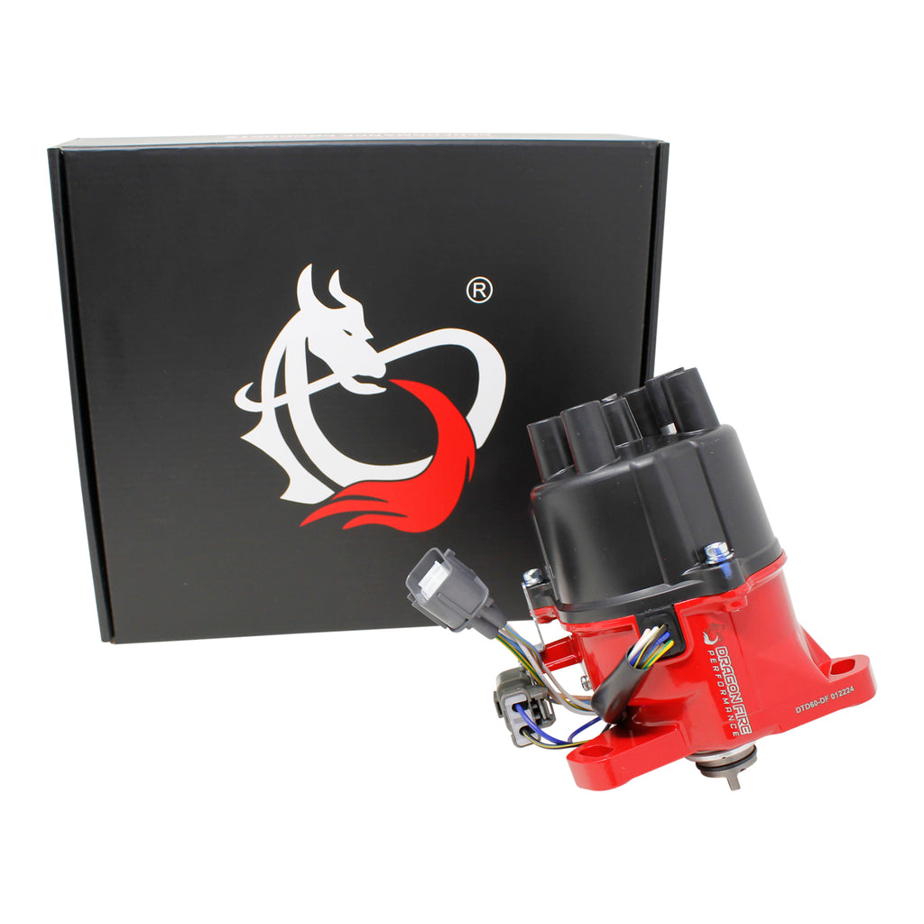 GEN 2 Dragon Fire Performance Ignition Distributor - 1992-1996 Honda Prelude 2.2L I4 JDM H22 - Red