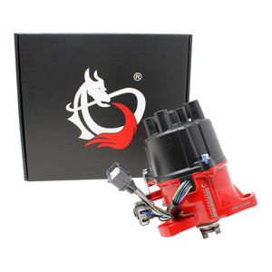 GEN 2 Dragon Fire Performance Ignition Distributor - 1992-1996 Honda Prelude 2.2L I4 H22 H23 - Red