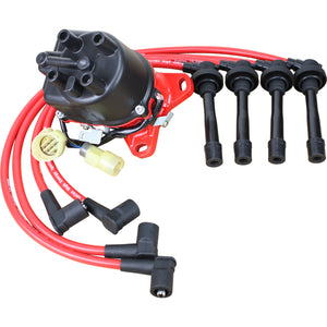 Stage 2 Ignition Kit - 1988-1991 Honda Civic 1.5L 1.6L B16A - RED